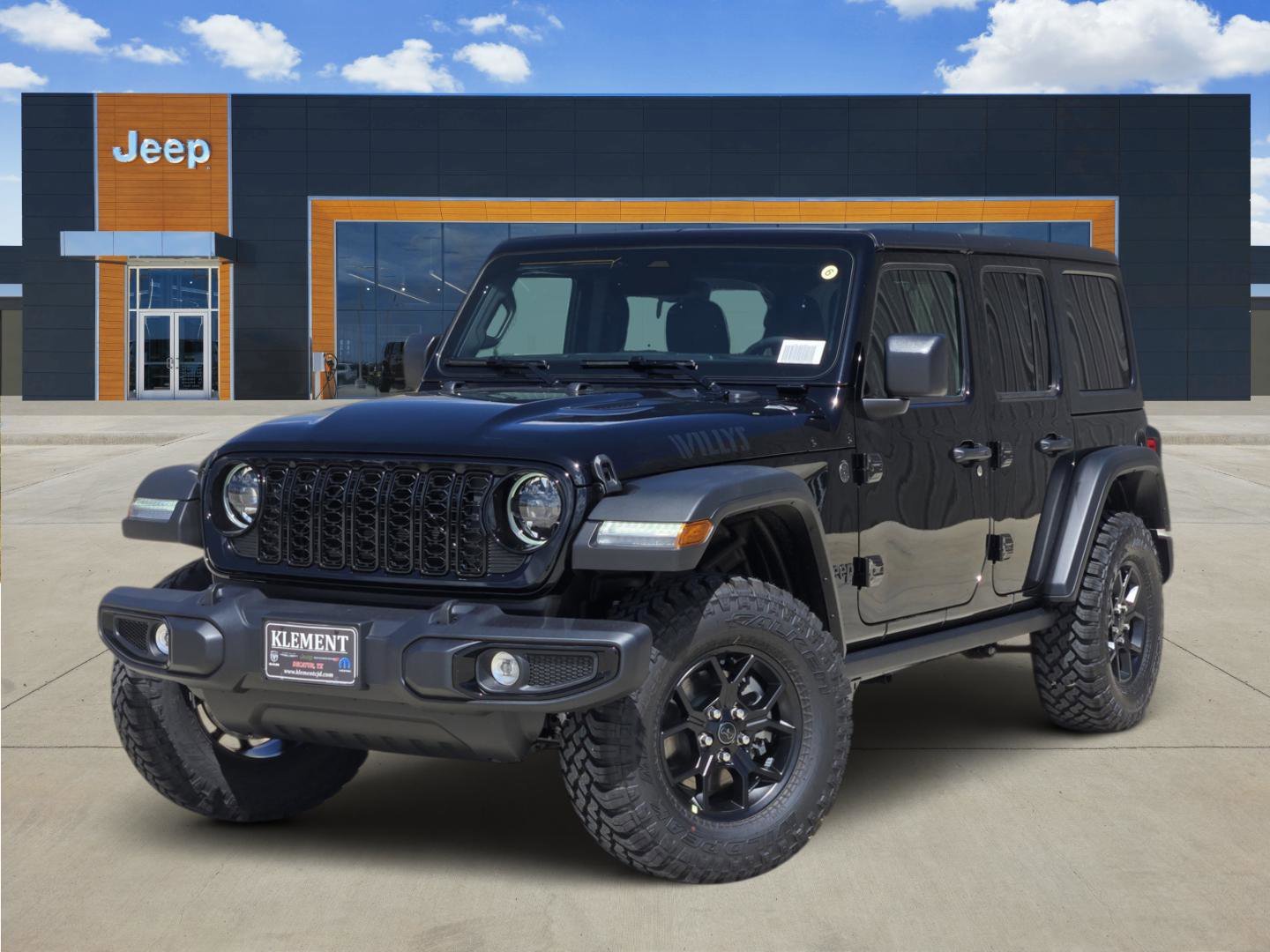 New 2026 Black Clear-Coat Exterior Paint Jeep Willys image 1