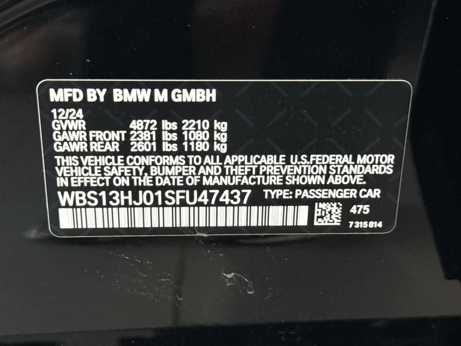 Used 2025 Black Sapphire Metallic BMW  image 28