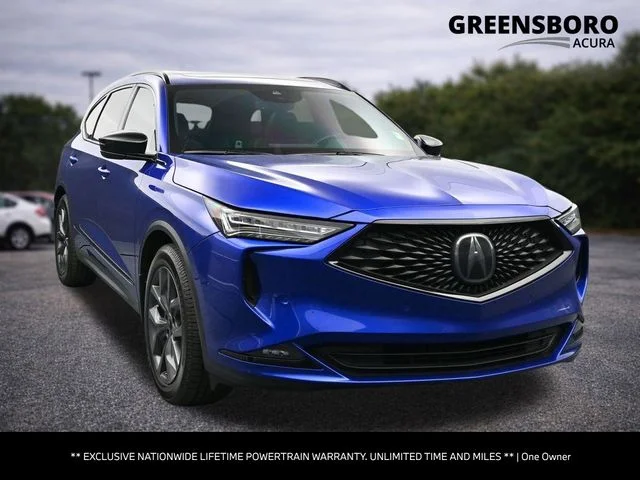 Used 2023 Apex Blue Pearl Acura A-Spec image 1