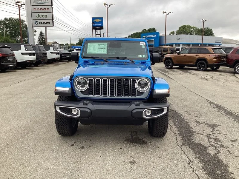 New 2026 Hydro Blue Pearl-Coat Exterior Paint Jeep Sahara image 2
