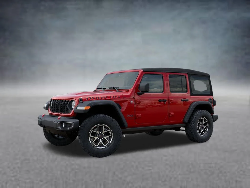 New 2026 Firecracker Red Clear-Coat Exterior Paint Jeep Rubicon image 2