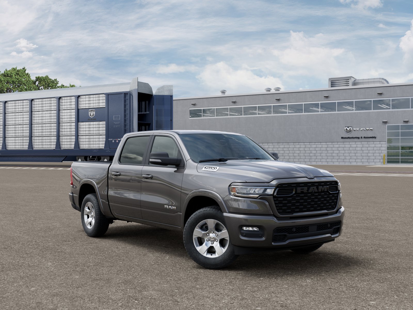 New 2026 Granite Crystal Metallic Clear-Coat Exterior Paint RAM Big Horn/Lone Star image 5