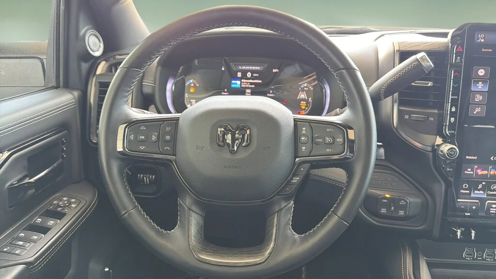 Used 2025 Diamond Black Crystal Pearlcoat Ram Limited image 9