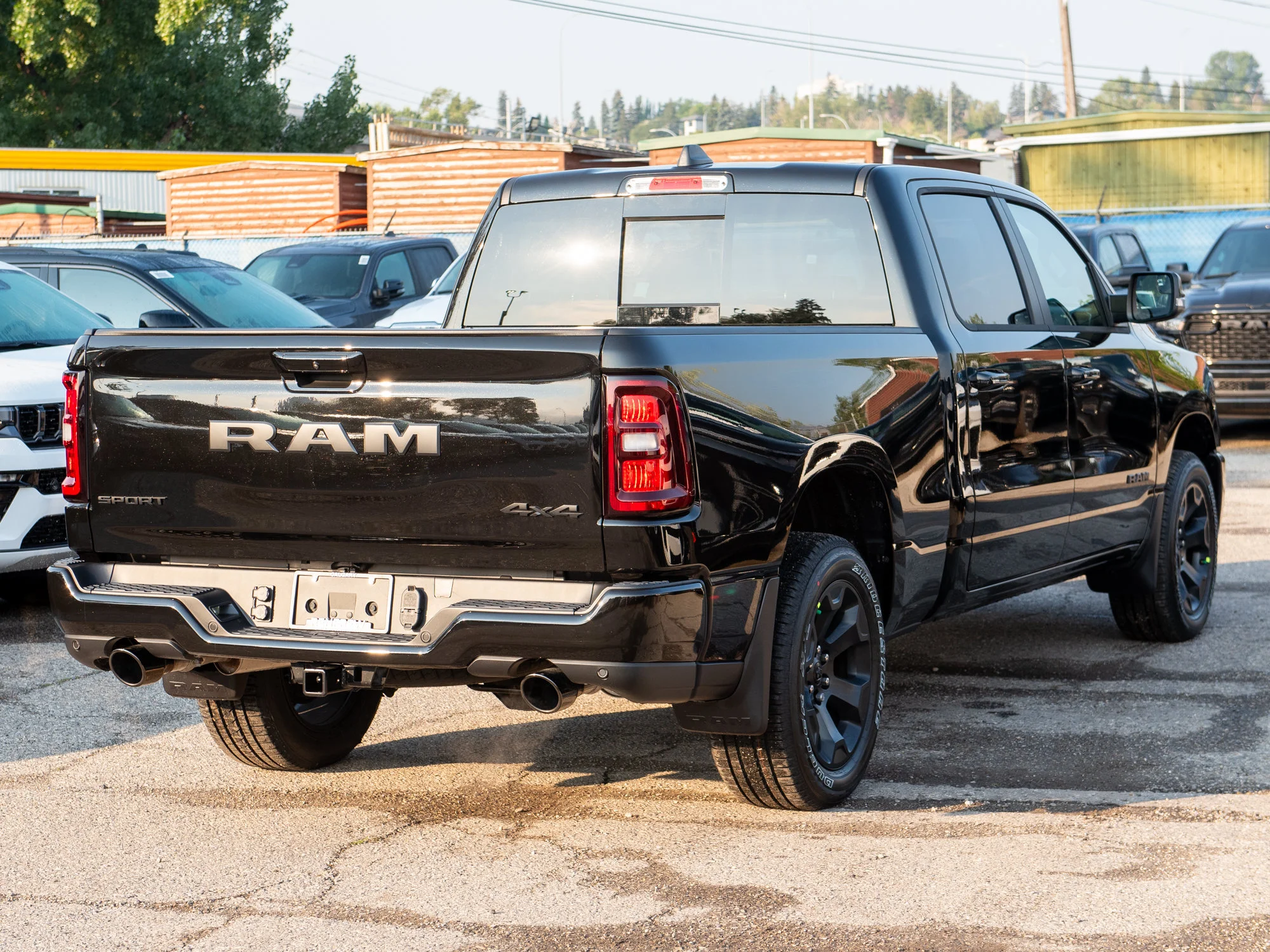 New 2026 Black RAM Sport* Crew Cab 4x4, Panoramic Sunroof, Heated Seats/Wheel, Alpine Audio image 6