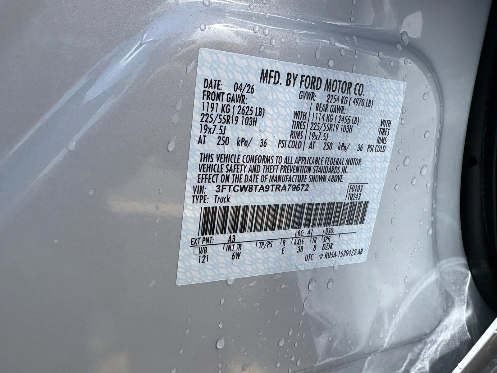 New 2026 Space White Metallic Ford Lobo™ image 18