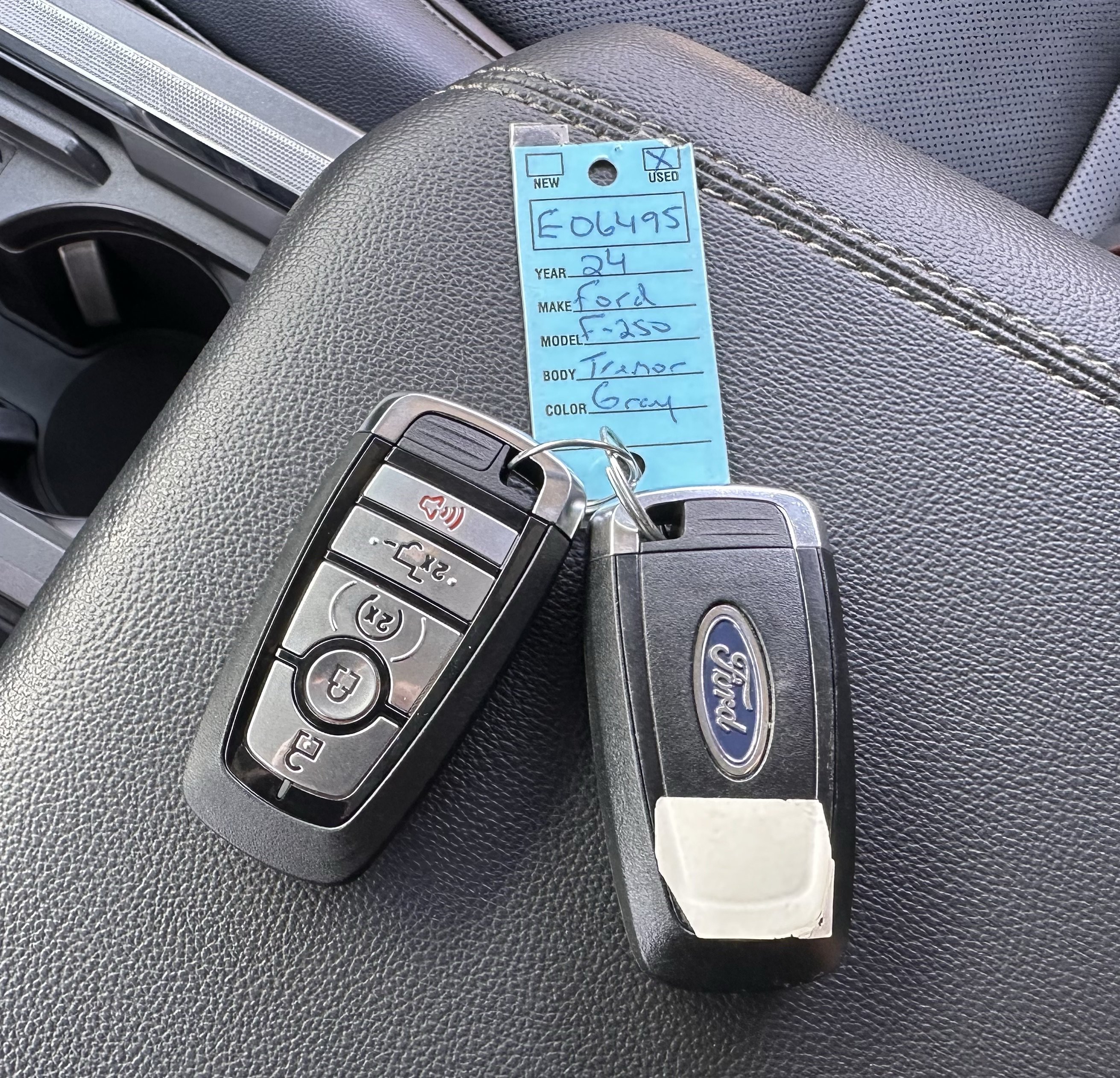 Certified Used 2024 Light Blue Clearcoat Metallic Ford Lariat Tremor image 29