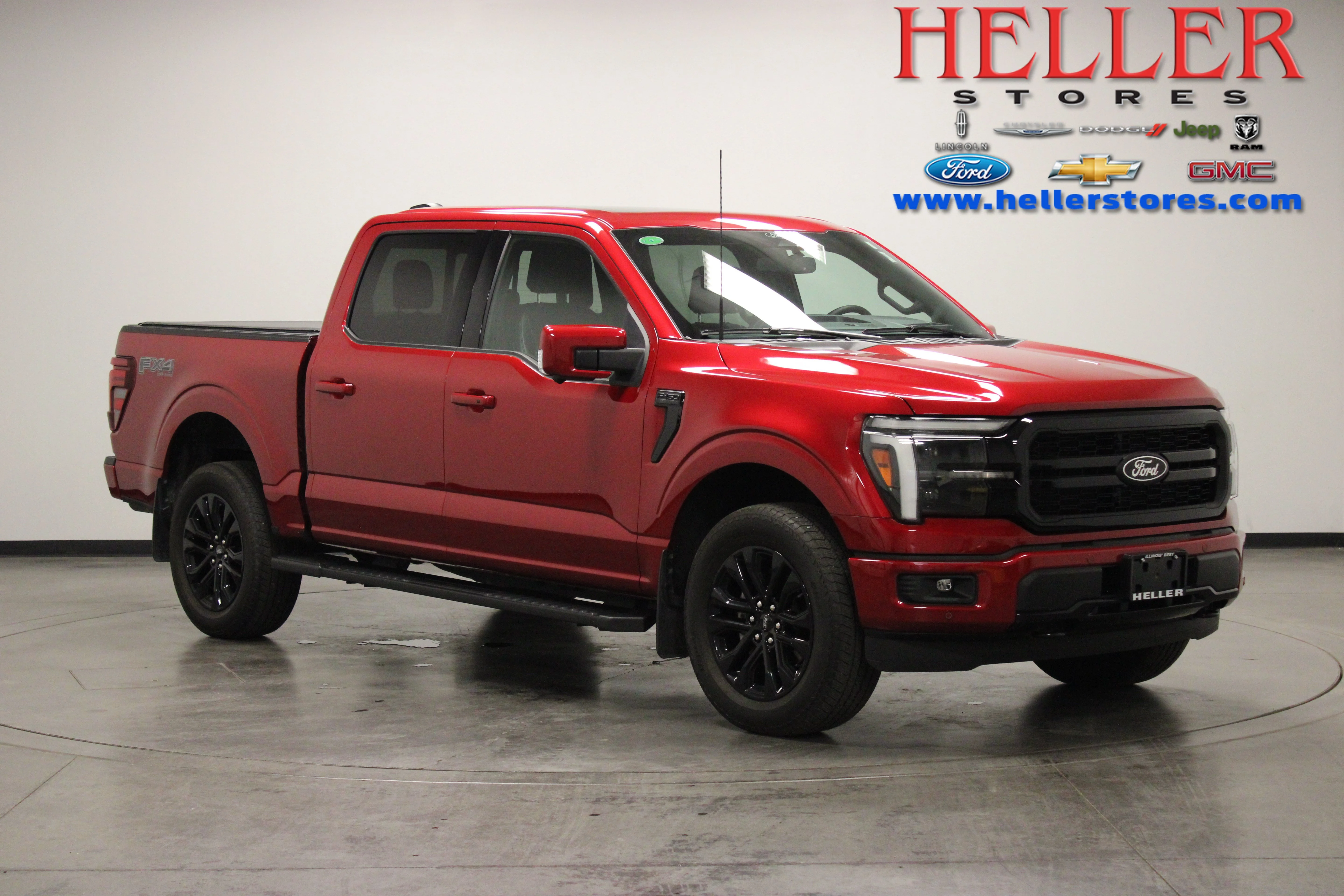 Used 2025 Rapid Red Metallic Tinted Clearcoat Ford LARIAT image 1