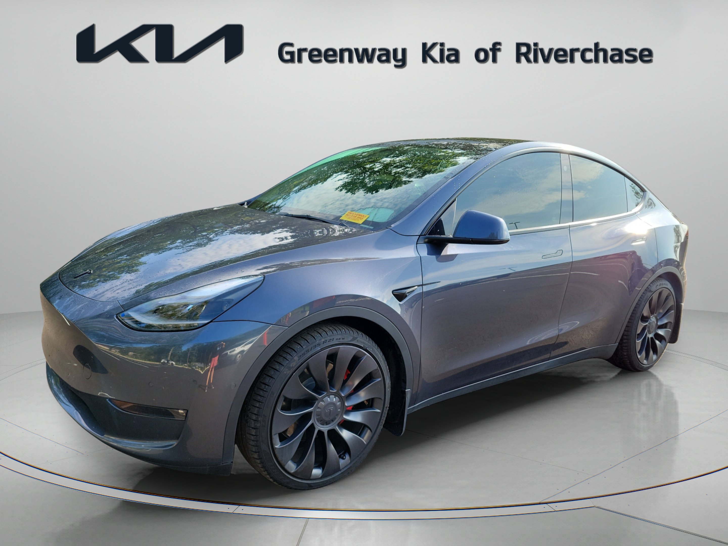 Used 2022 Gray Tesla Performance image 3