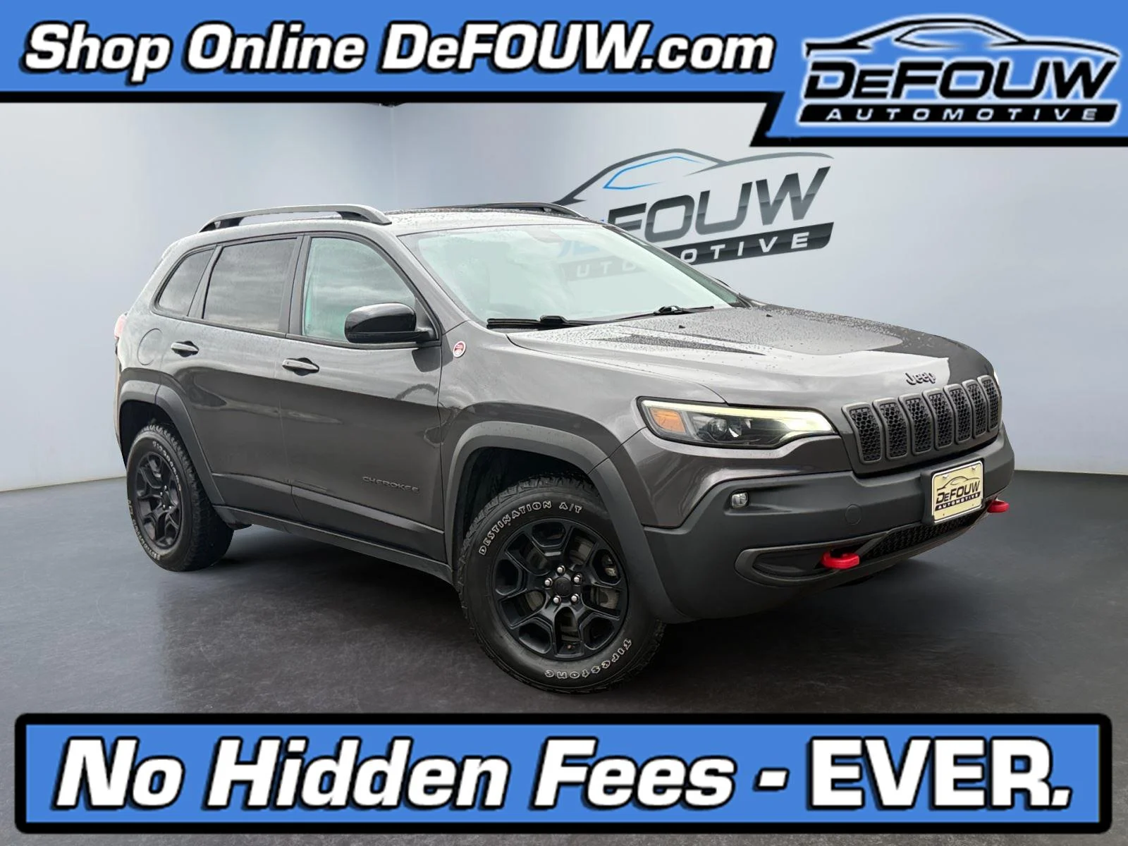 Used 2022 Granite Crystal Metallic Jeep Trailhawk image 1