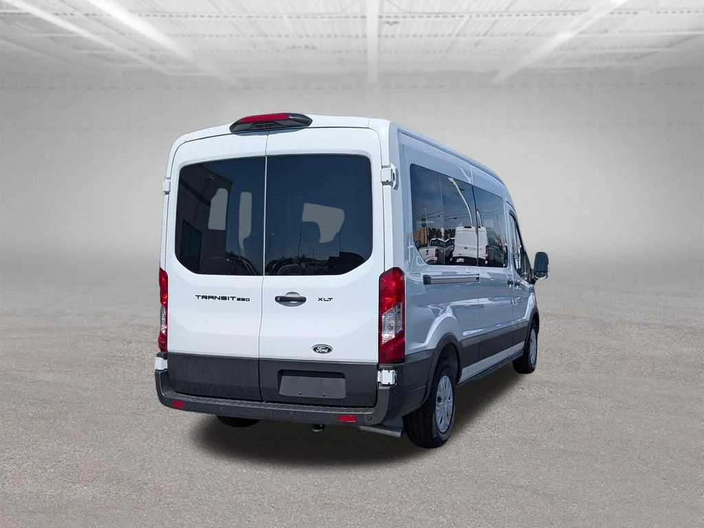 New 2026 Oxford White Ford Passenger Van XLT image 12