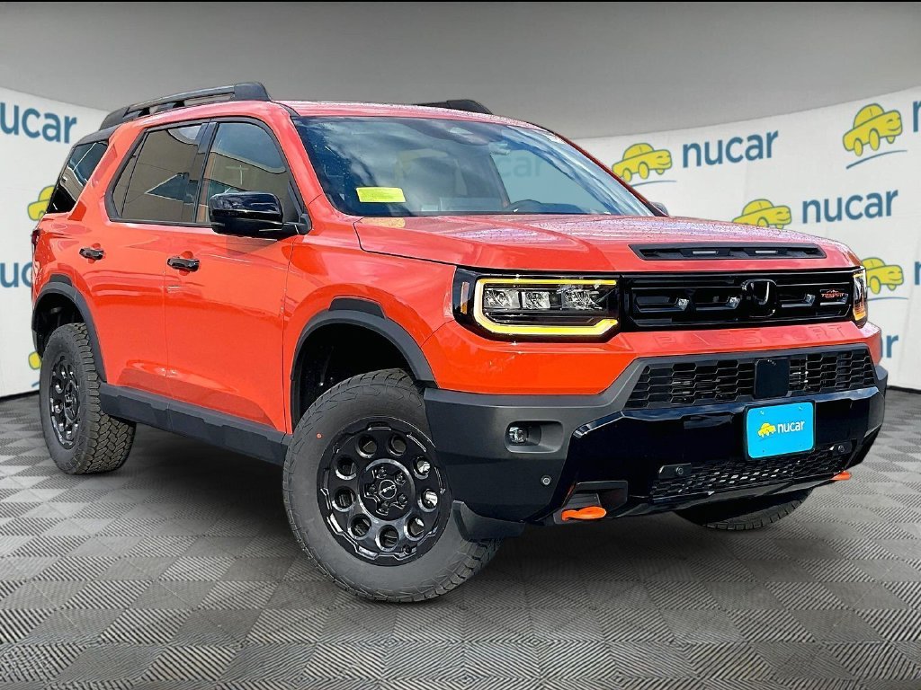 New 2027 Sunset Orange Honda TrailSport Elite Blackout image 1