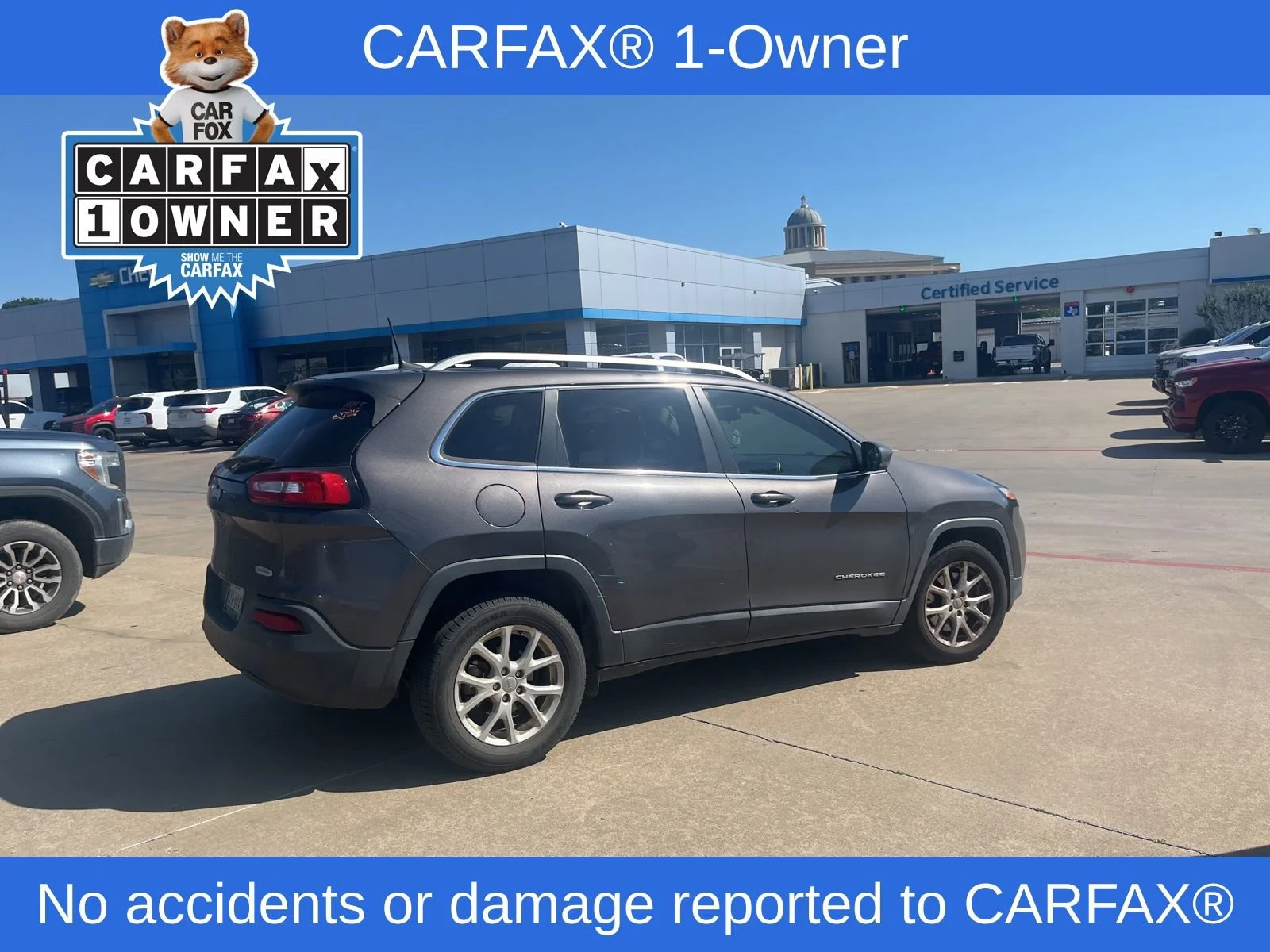 Used 2018 Jeep Cherokee Latitude Plus with VIN 1C4PJLLBXJD553114 for sale in Rockwall, TX