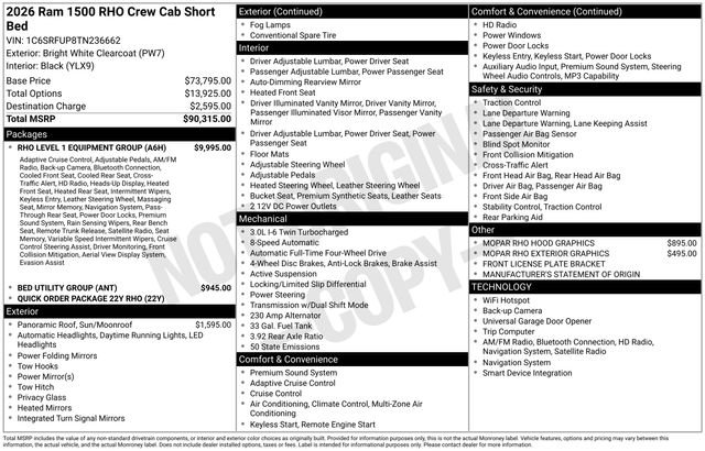 2026 RAM 1500 RHO - Photo 46