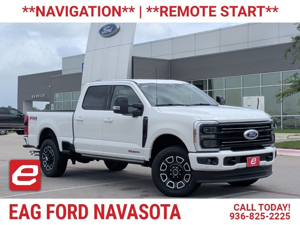 New 2026 Star White Metallic Tri-Coat Ford F-250® Platinum® image 1