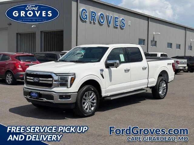 New 2026 Star White Metallic Tri-Coat Ford Lariat® image 25