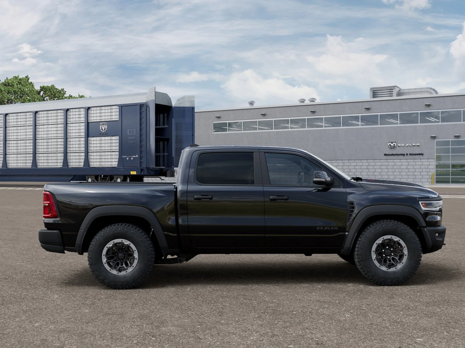 New 2026 Diamond Black Crystal Pearl-Coat Exterior Paint RAM RHO image 21