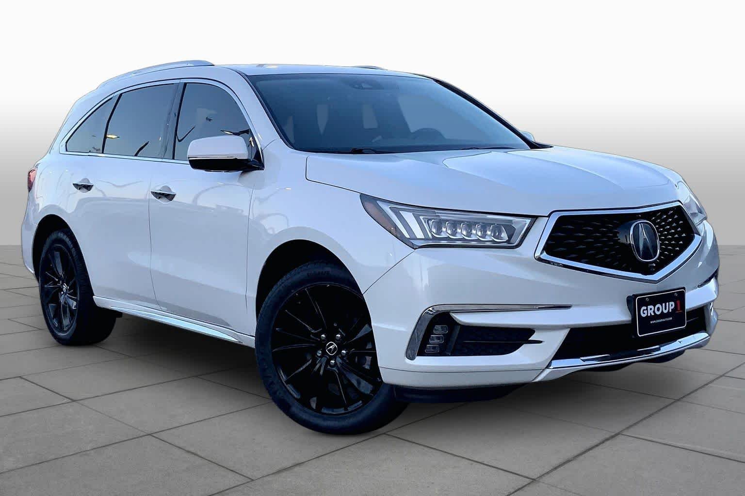 Used 2020 Platinum White Pearl Acura with Advance Package image 3