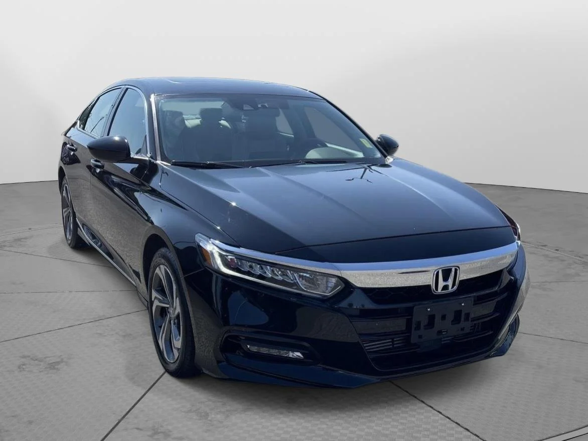 Used 2018 Crystal Black Pearl Honda EX 1.5T image 1