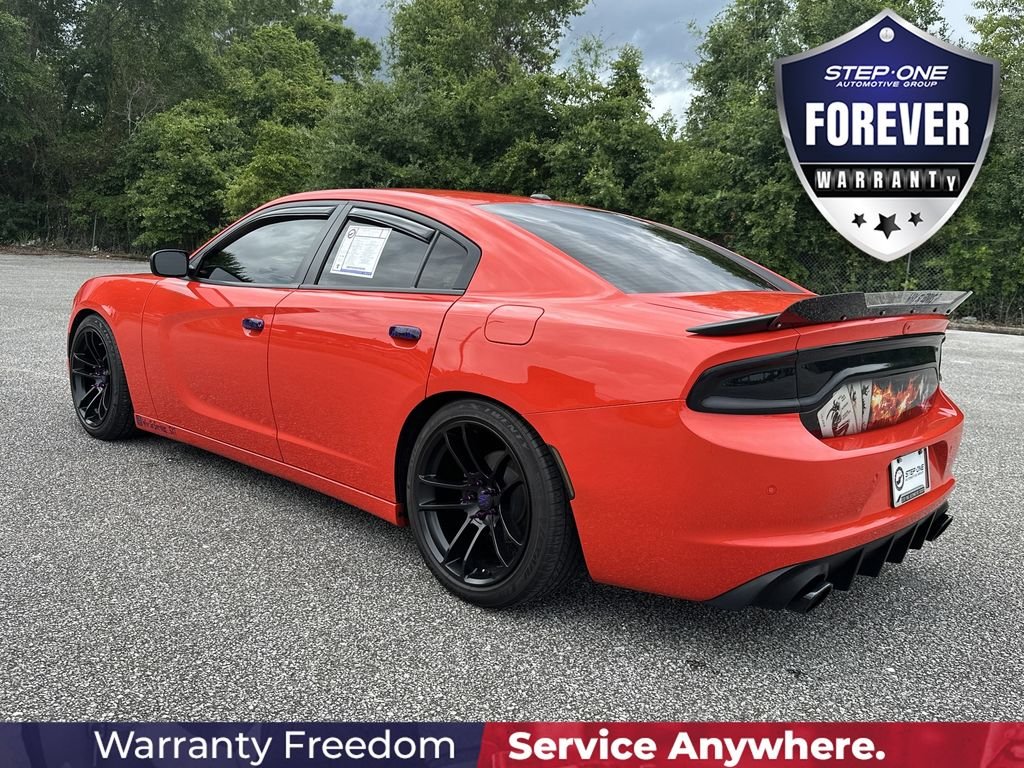 Used 2021 Orange Dodge SXT image 5