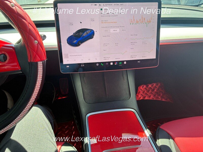 Used 2021 Deep Blue Metallic Tesla Long Range image 6
