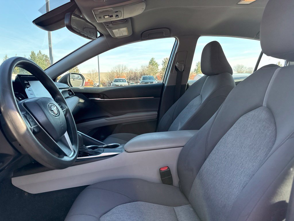 Used 2021 Midnight Black Metallic Toyota LE image 9