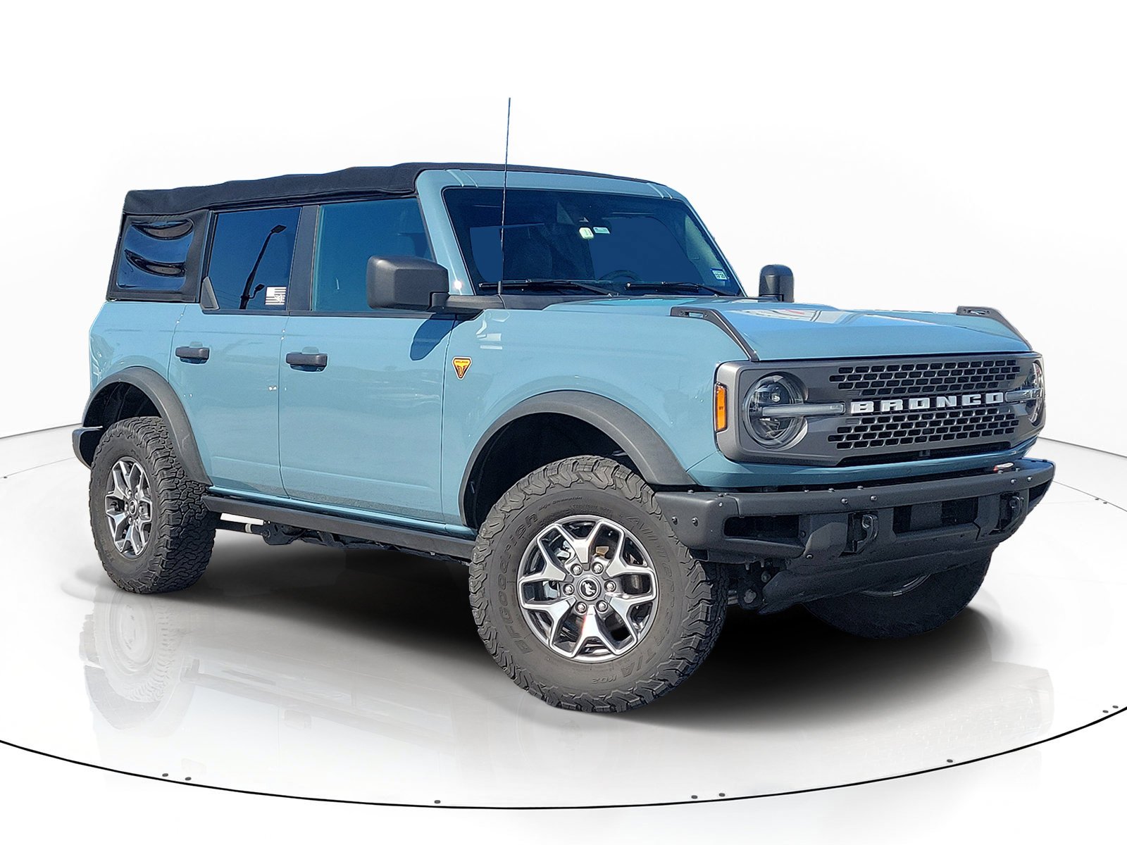 Used 2021 Light Blue Ford Badlands image 1