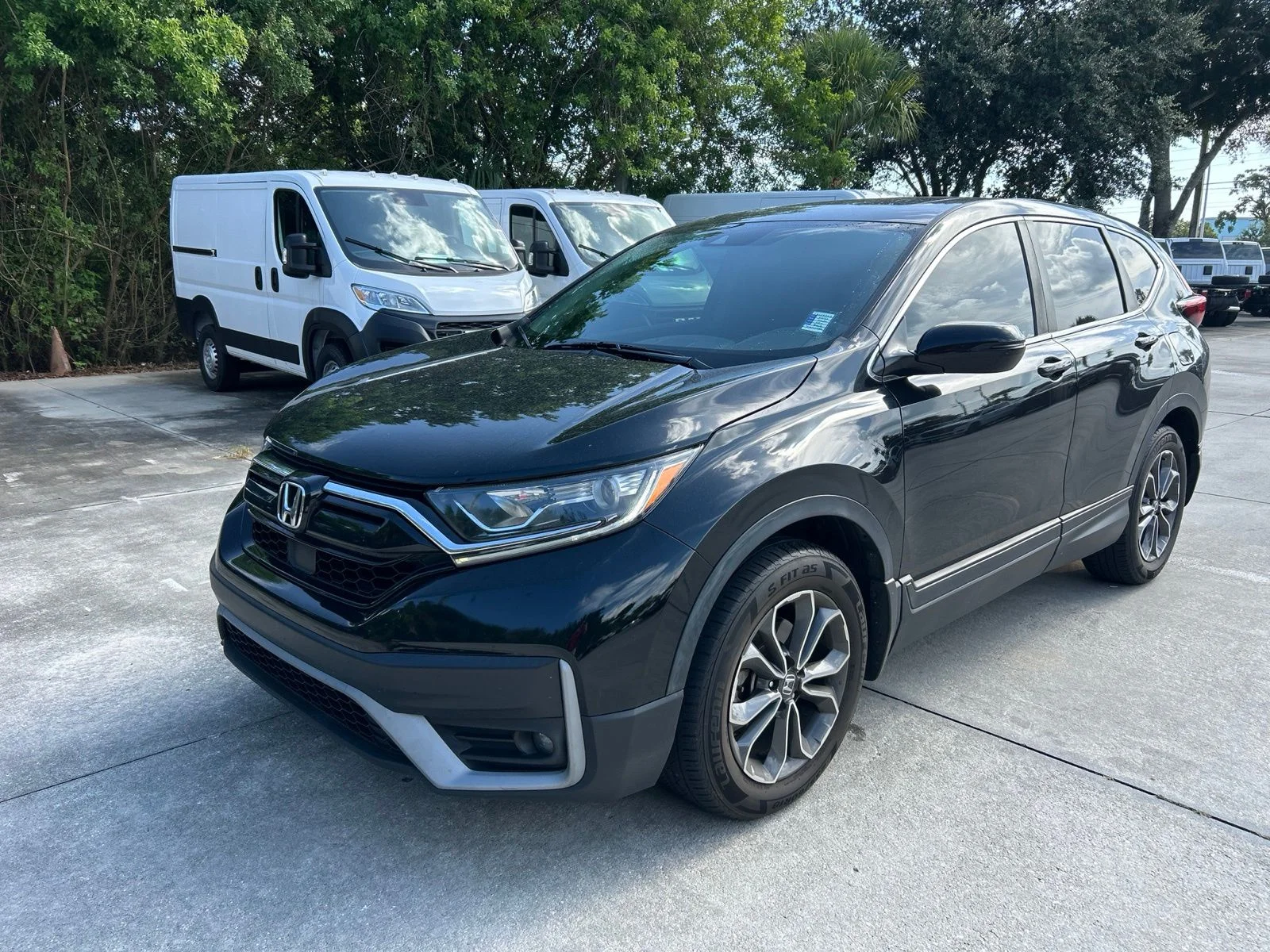 Used 2022 Crystal Black Pearl Honda EX image 1