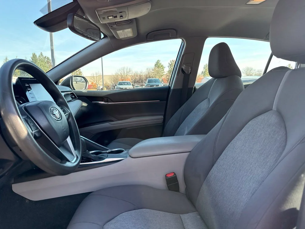 Used 2021 Midnight Black Metallic Toyota LE image 9