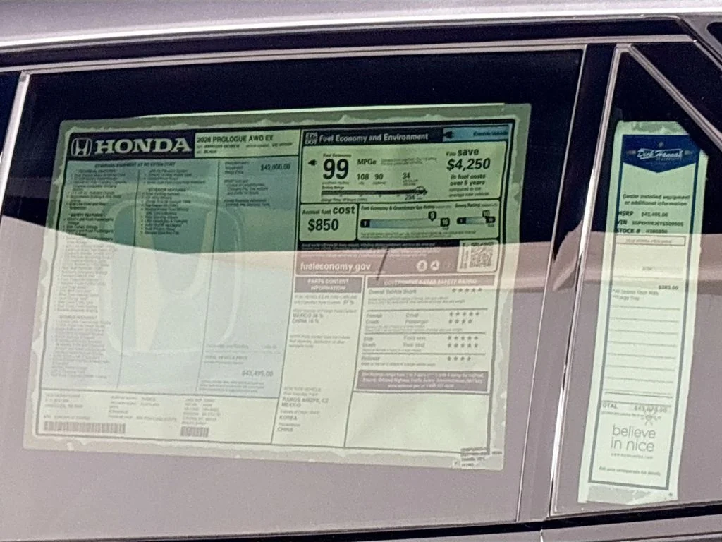 New 2026 Mercury Silver Metallic Honda EX image 24