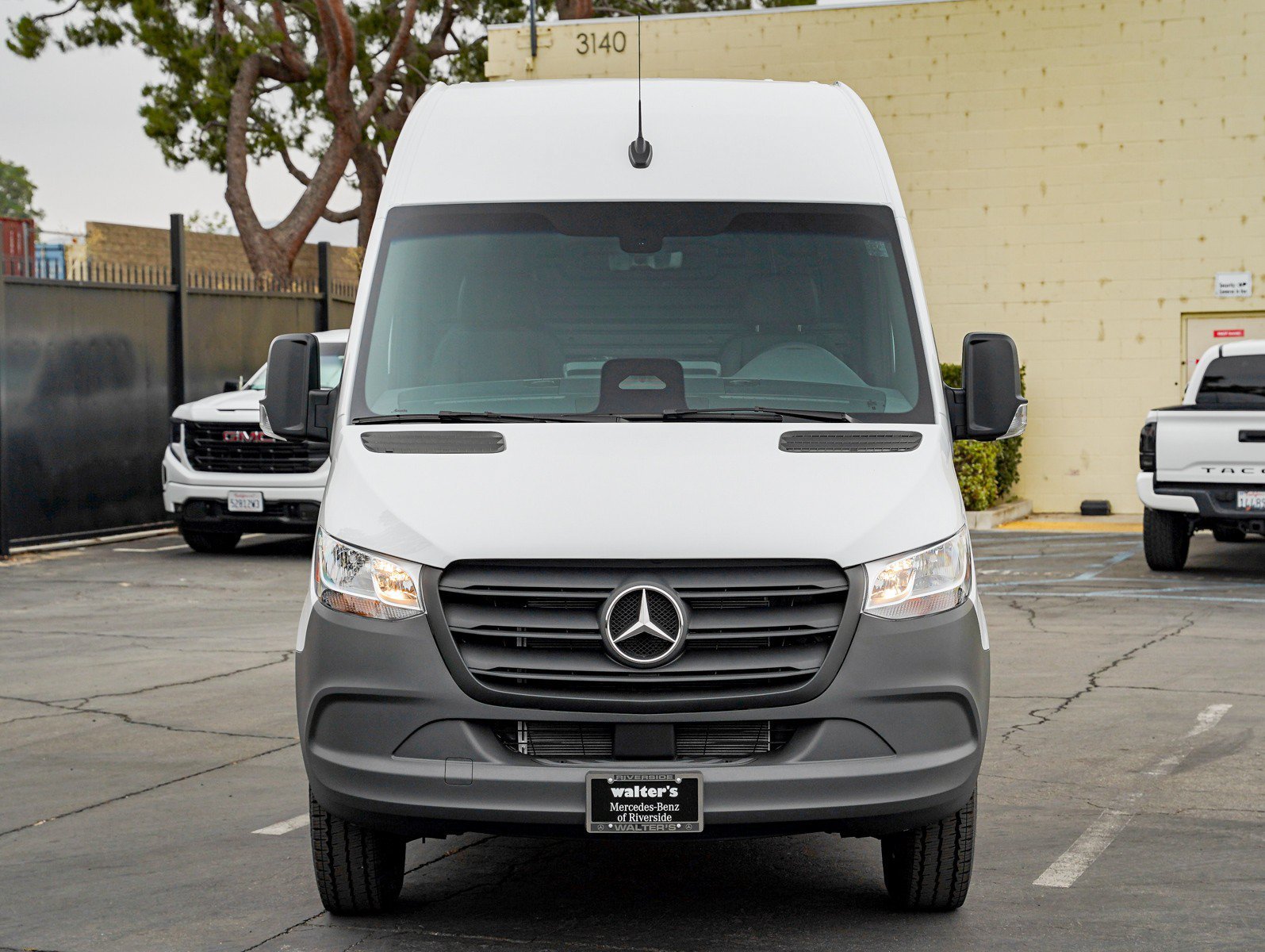 New 2026 Arctic White Mercedes-Benz 3500XD High Roof I4 Diesel HO 170 Extended RWD image 2