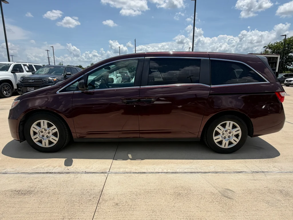 Used 2013 Dark Cherry Pearl Honda LX image 2