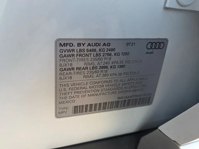 Used 2021 White Audi 45 Premium image 5