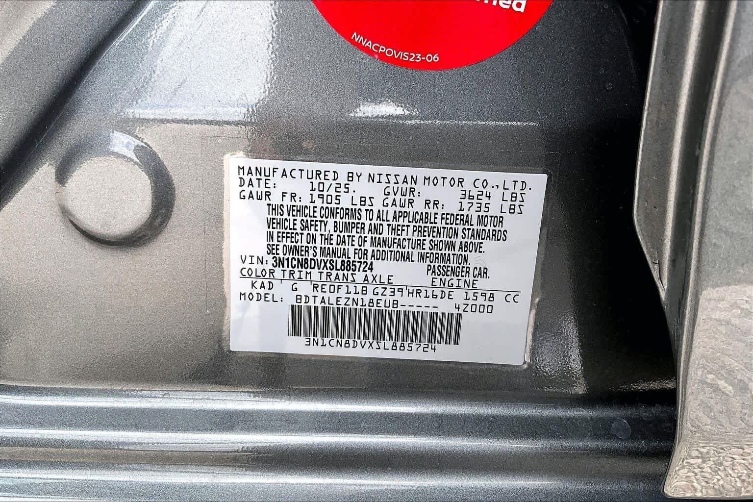 Used 2025 Gun Metallic Nissan S image 37