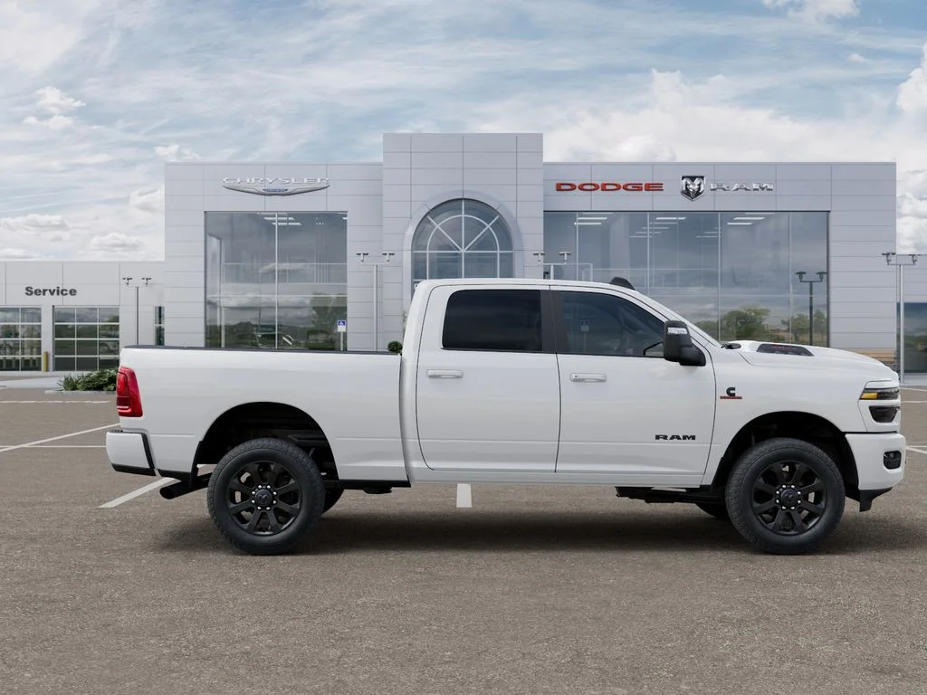 New 2026 Bright White Clear-Coat Exterior Paint RAM Laramie image 22