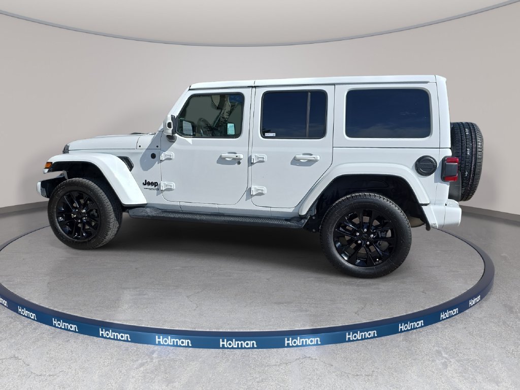 Used 2021 White Jeep Unlimited Sahara High Altitude image 9