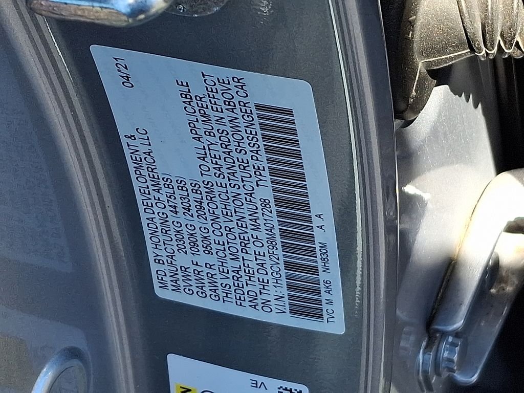 2021 Honda Accord Touring - Photo 30