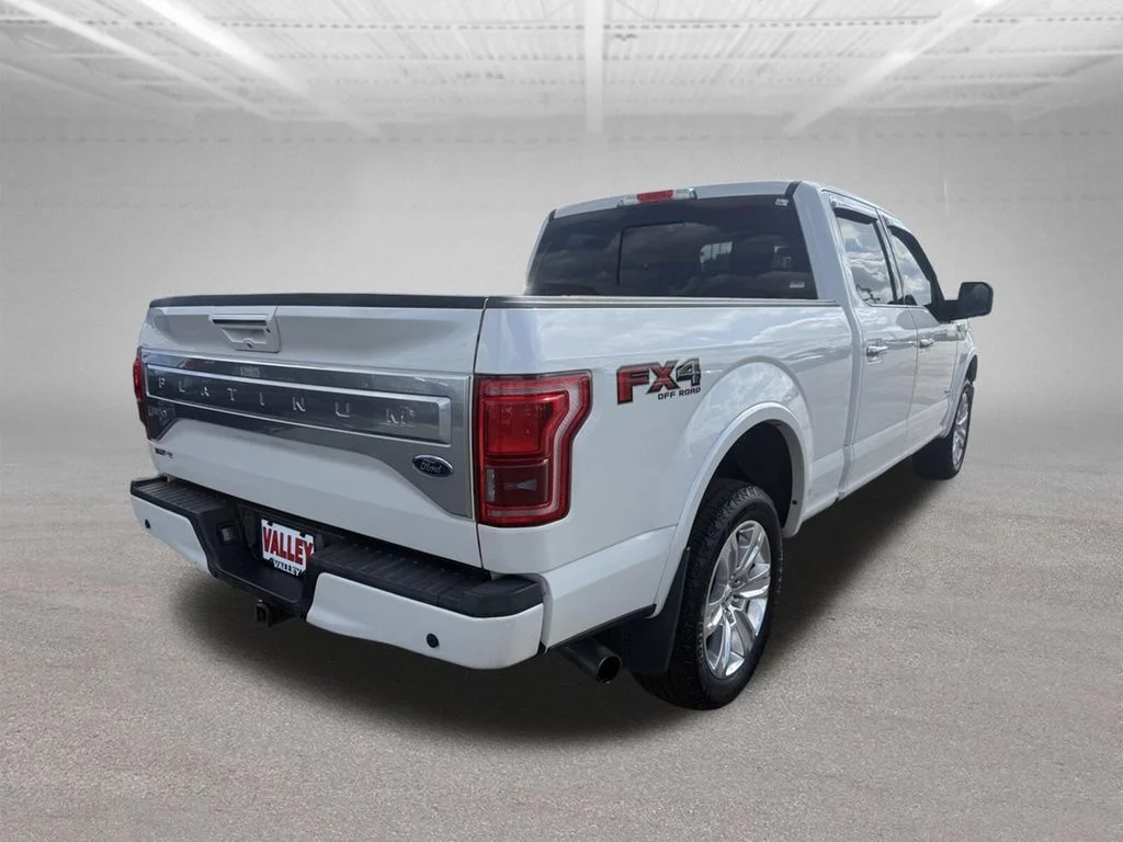 Certified Used 2017 White Platinum Tri-Coat Metallic Ford Platinum image 4