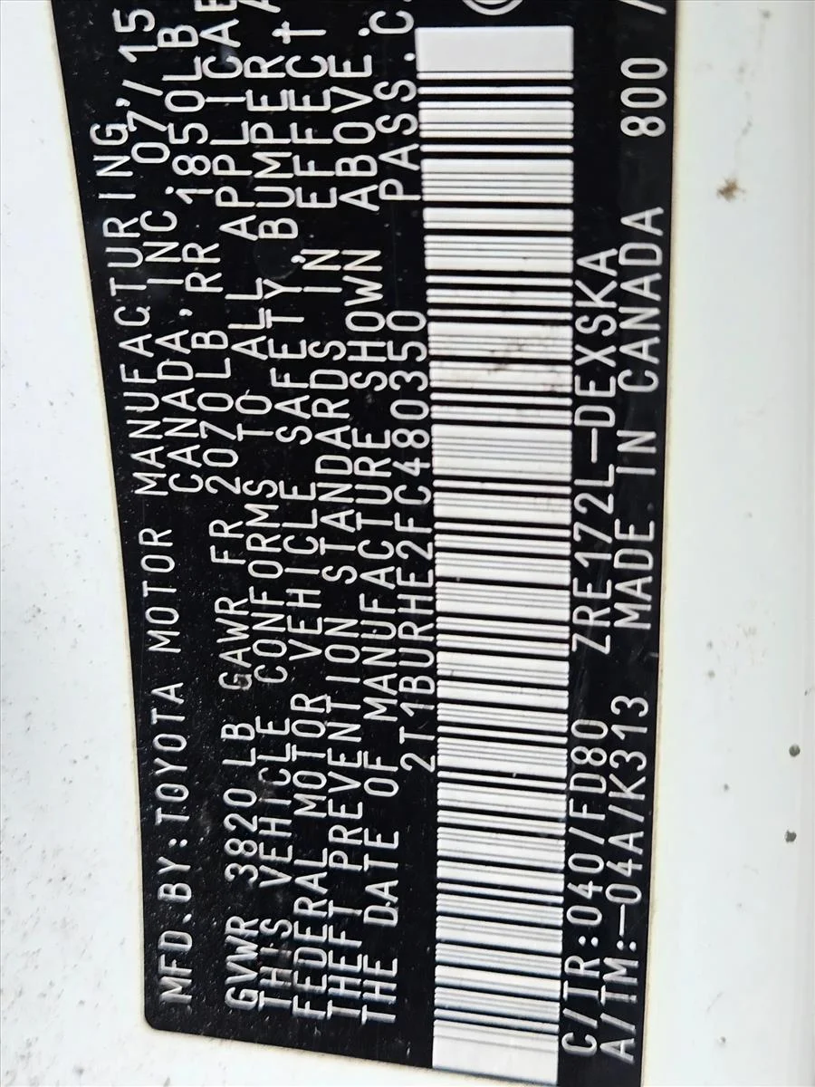 Used 2015 Super White Toyota S Plus image 15