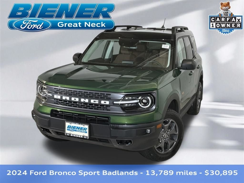 Used 2024 Green Metallic Ford Badlands image 1
