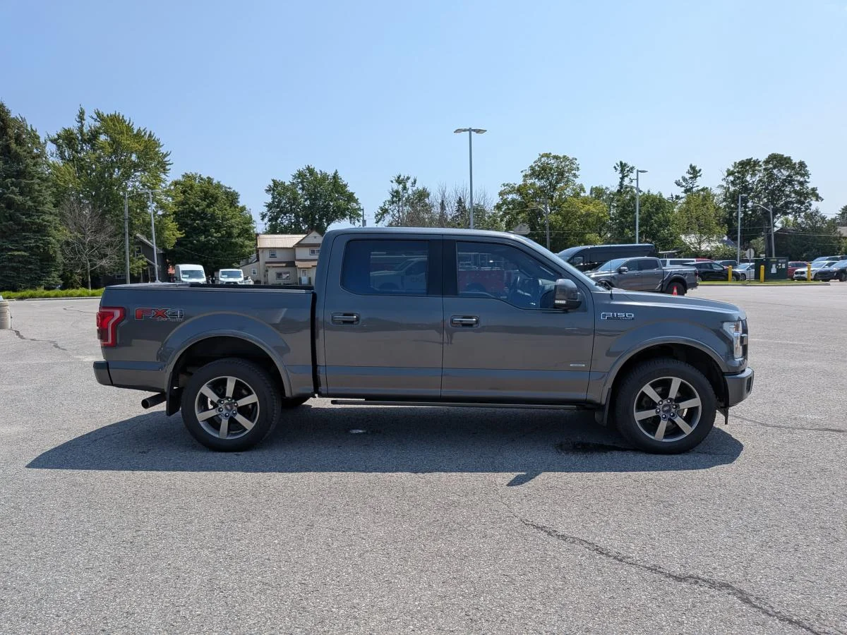 Used 2017 Grey Ford 4WD SuperCrew 145" Lariat image 4
