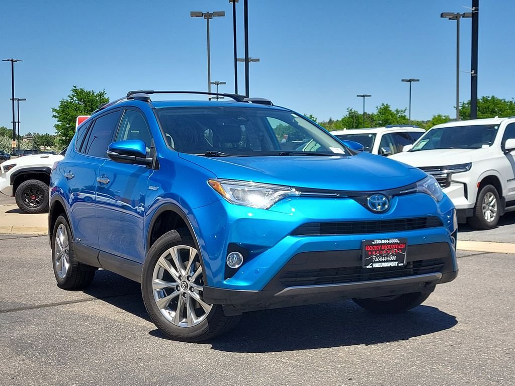 Used 2018 Blue Toyota Limited image 2