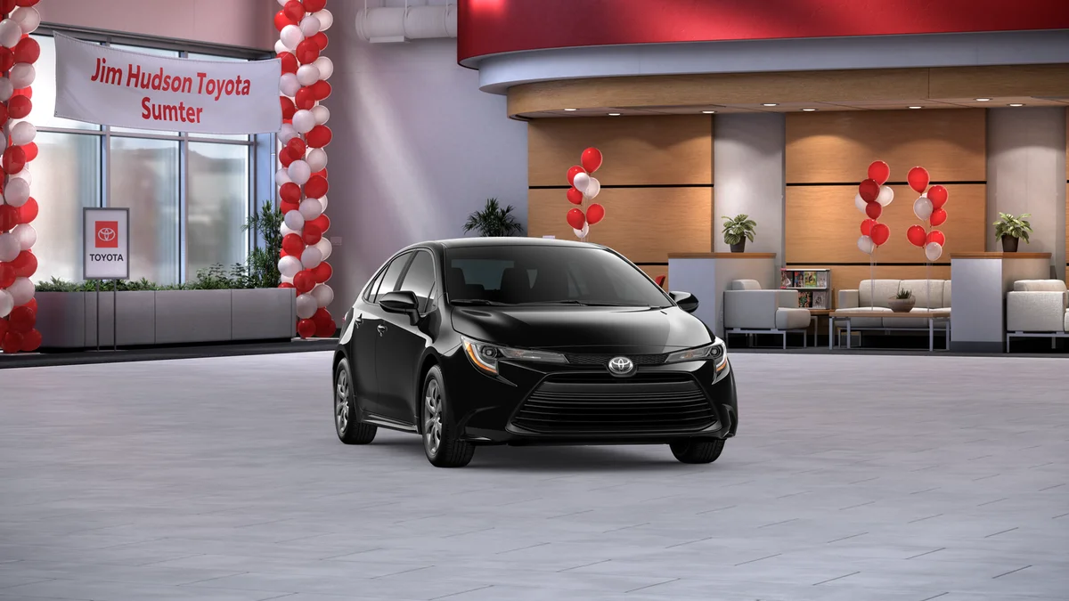 New 2026 Midnight Black Metallic Toyota LE image 38