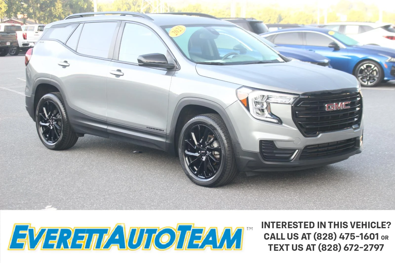 Used 2023 Sterling Metallic GMC SLE image 1