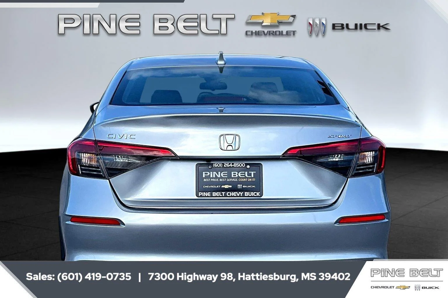 Used 2023 Lunar Silver Metallic Honda Sport image 4