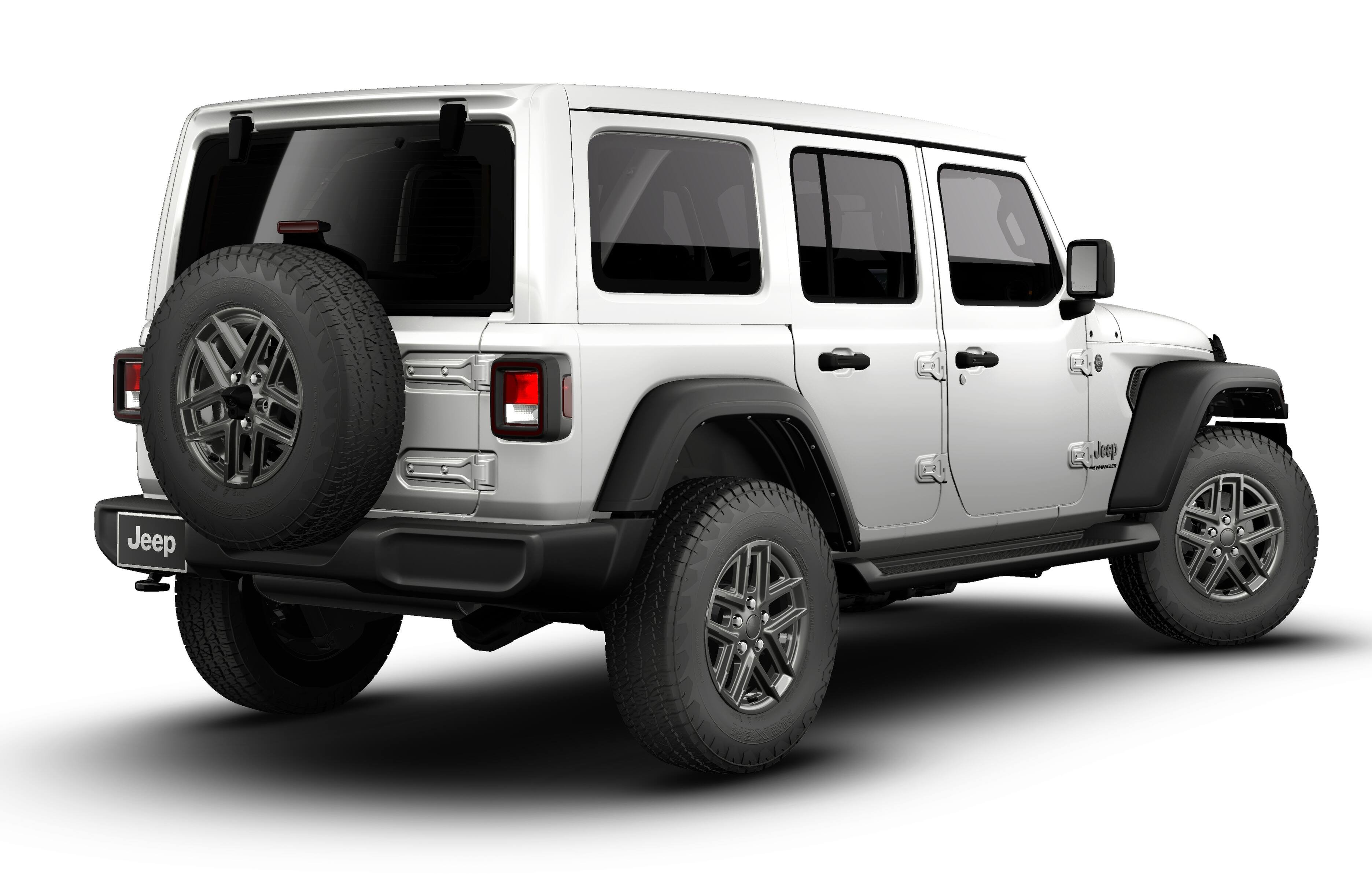 New 2026 Bright White Clear-Coat Exterior Paint Jeep Sport S image 14