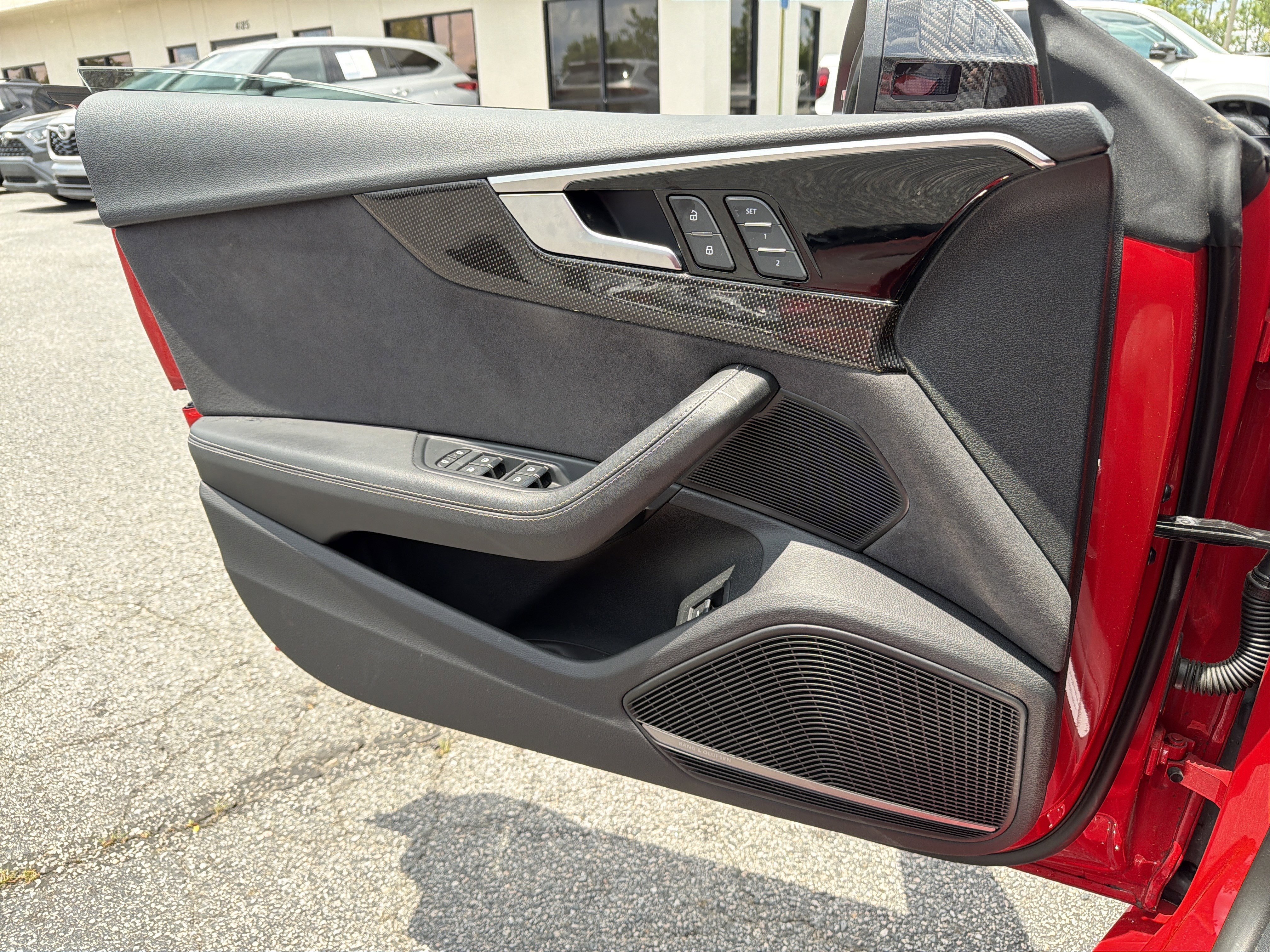 Used 2024 Progressive Red Metallic Audi Premium Plus image 14