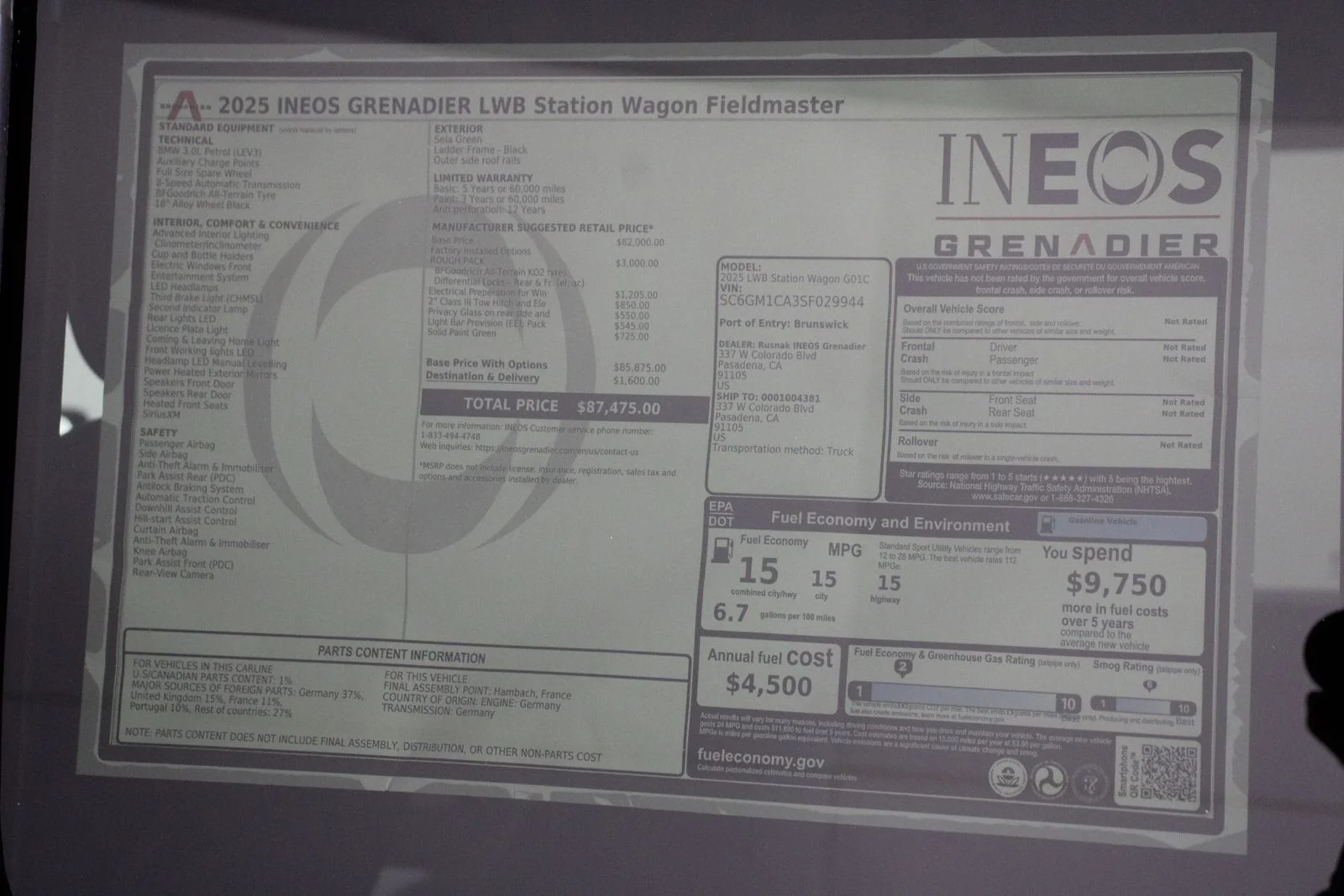 Used 2025 Green INEOS Fieldmaster Edition image 21