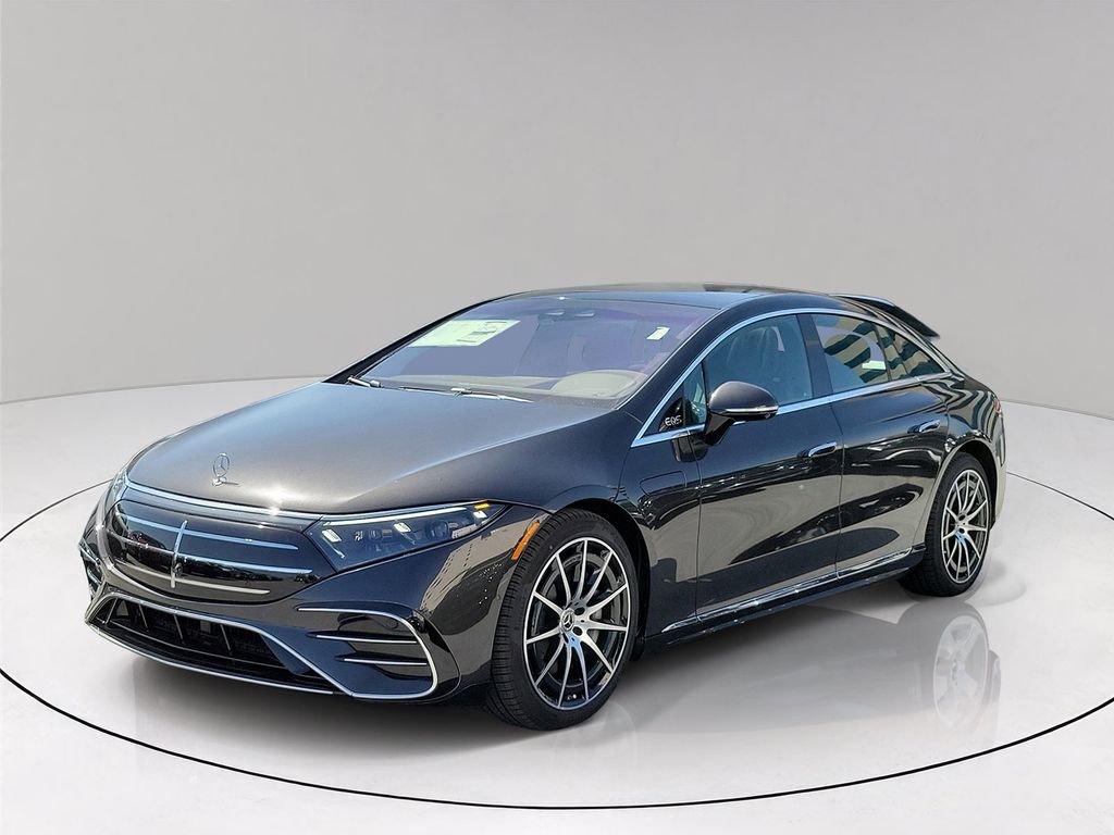 New 2026 Graphite Grey Metallic Mercedes-Benz EQS 450 image 3