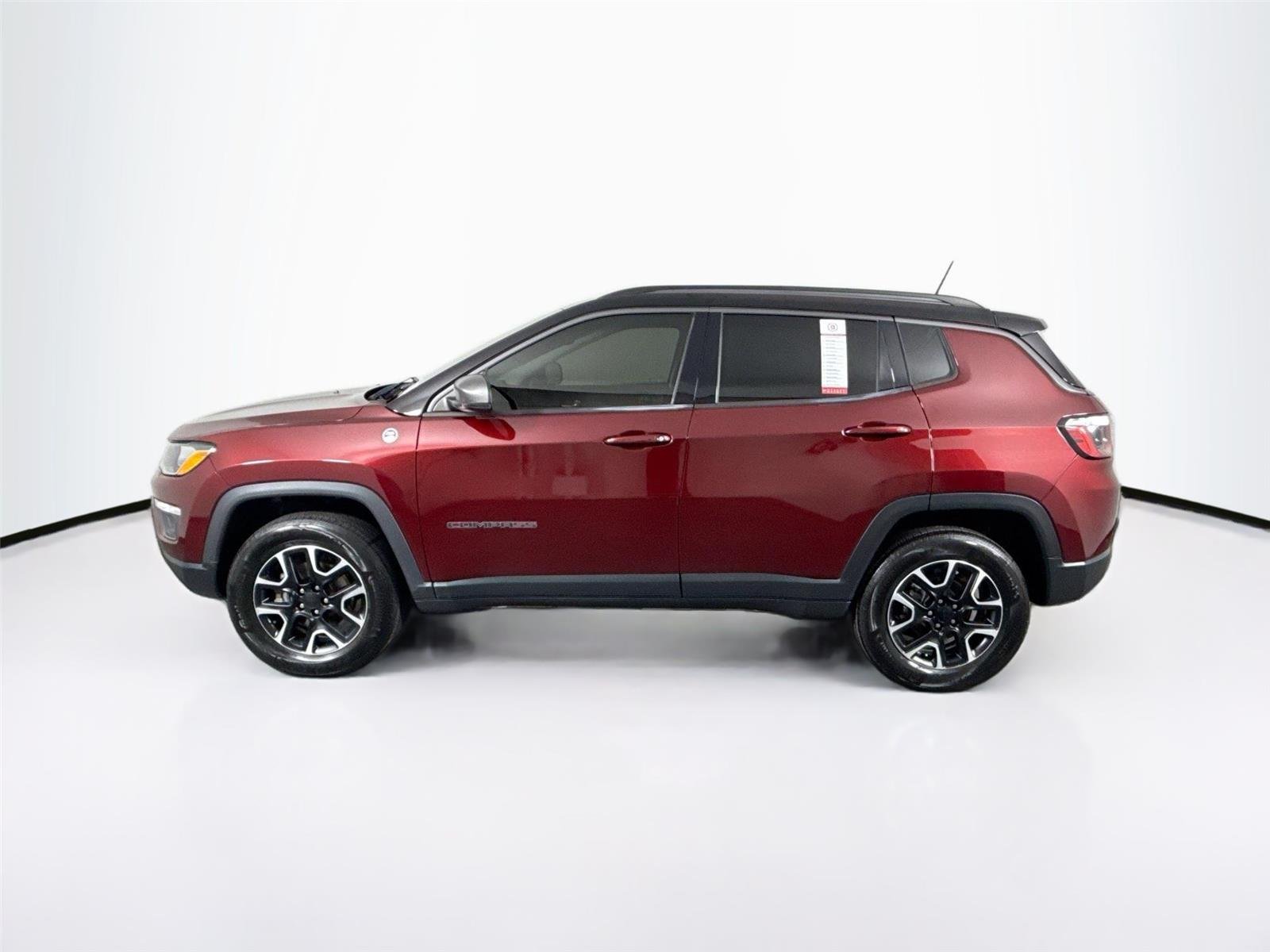 Used 2021 Velvet Red Pearlcoat Jeep Trailhawk image 13