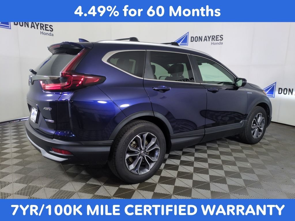Certified Used 2022 Obsidian Blue Pearl Honda EX image 5